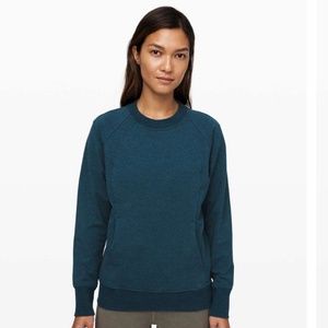 Lululemon Scuba Crew in Heather Night Diver